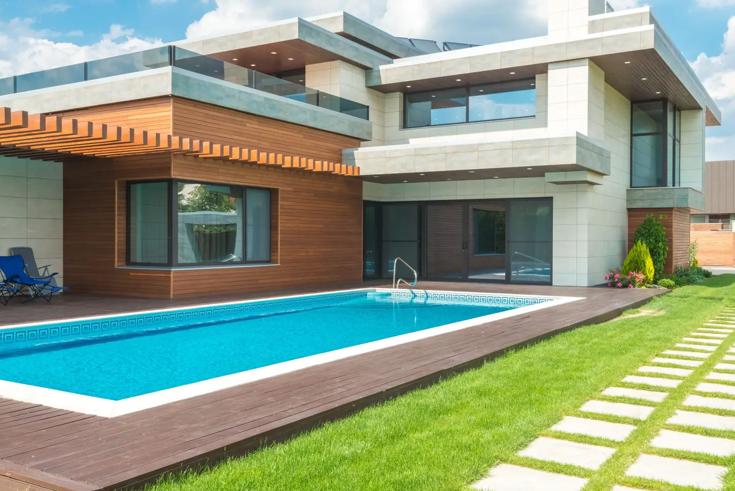 Swimming pool built in Wattle Ridge, NSW
